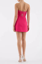 Claudia Mini Dress - Raspberry by Rebecca Vallance — view 4