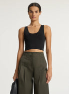 Cleo Knit Top - Black by A.L.C | 25 South Boutiques