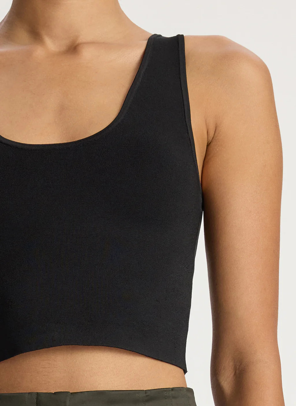 Cleo Knit Top - Black by A.L.C — alternate view