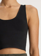 Cleo Knit Top - Black by A.L.C — alternate view