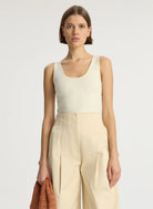 Cleo Knit Top - Bone by A.L.C | 25 South Boutiques