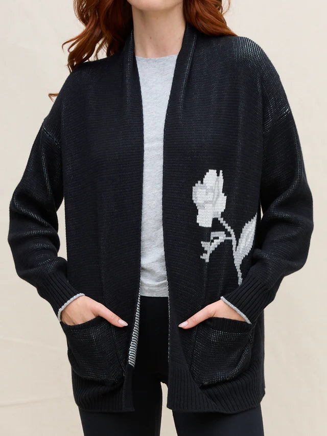 Rose Duster - Black by Margaret O'Leary — view 3