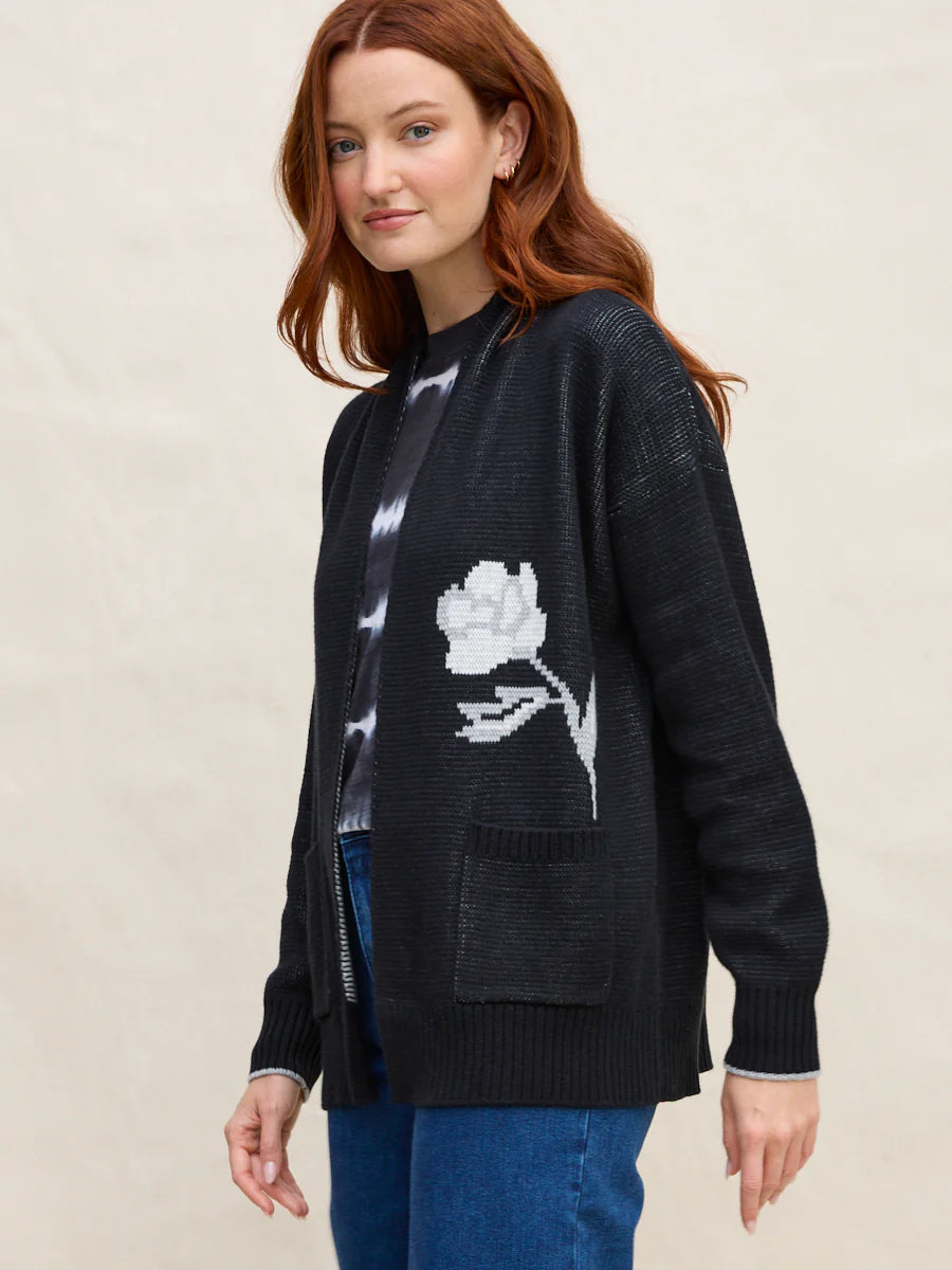 Rose Duster - Black by Margaret O'Leary | 25 South Boutiques