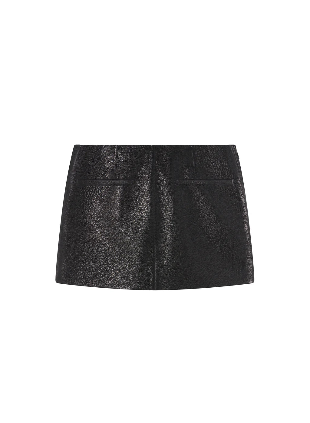 Cowan Leather Mini Skirt - Black by A.L.C — view 6