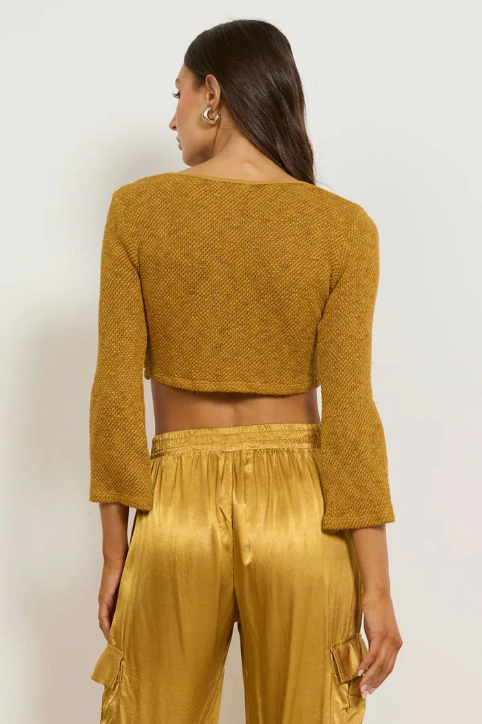 Abbey Button Up Cardi - Goldie by LA Made — view 4