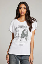 Bob Marley Harvard Stadium Tee - White by Chaser | 25 South Boutiques
