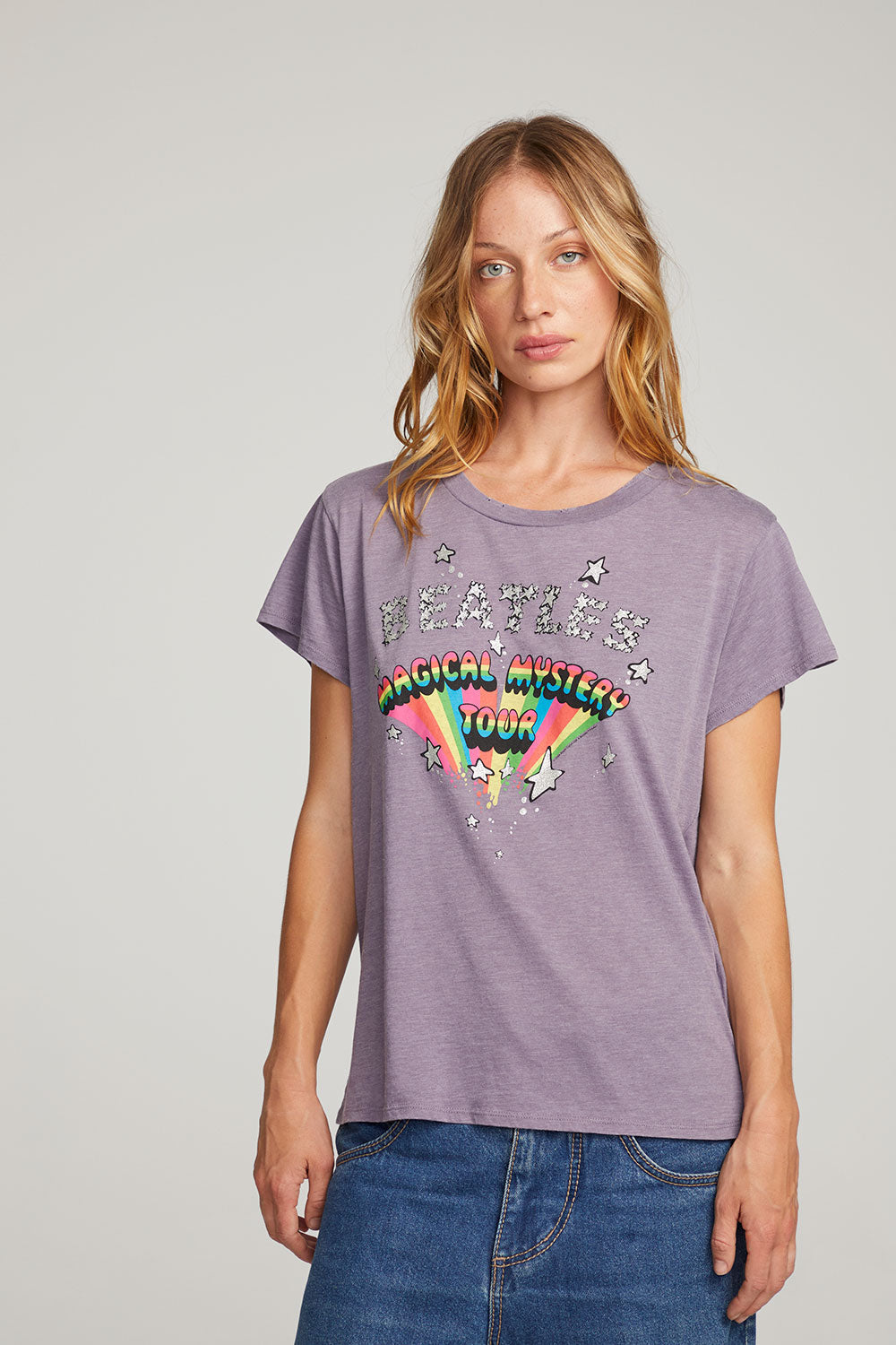 The Beatles Magical Mystery Tour Shirt - Purple Sage by Chaser | 25 South Boutiques