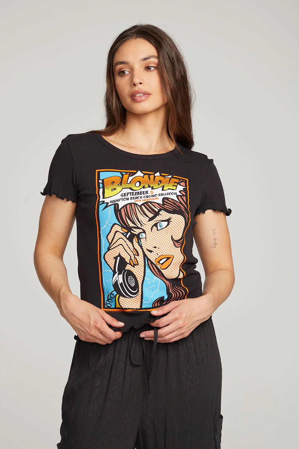 Blondie Hampton Beach Tee - Black by Chaser | 25 South Boutiques