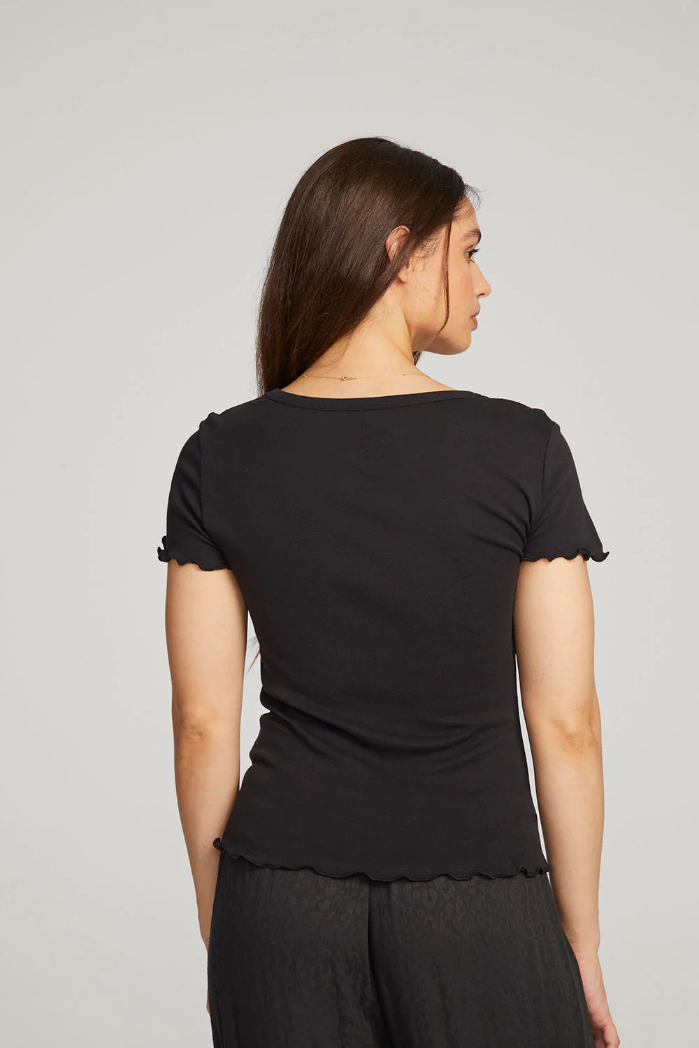 Blondie Hampton Beach Tee - Black by Chaser — alternate view
