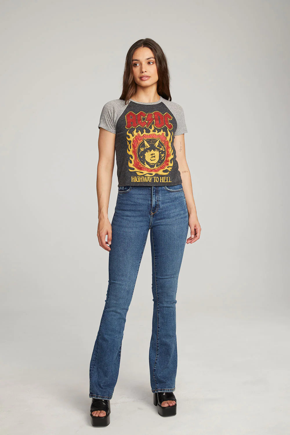 AC/DC Highway To Hell Tee - Black by Chaser — view 3