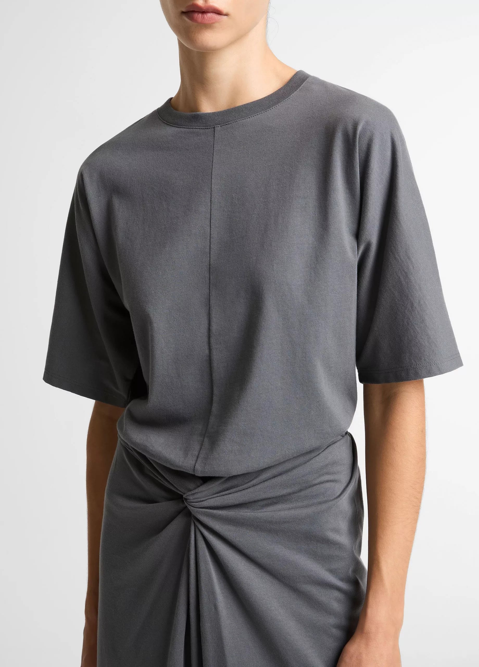 Cotton Dolman-Sleeve T-Shirt - Oceana by Vince — alternate view