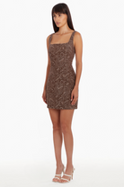 Augustine Dress - Brown Paisley by Amanda Uprichard — view 3