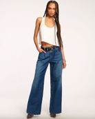 Kailani Pleated Low-Rise Jean - Medium Wash by Ramy Brook | 25 South Boutiques