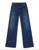 Kailani Pleated Low-Rise Jean - Medium Wash by Ramy Brook — view 4