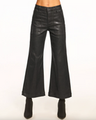 Cropped Metallic Clifford Jean - Black Metallic by Ramy Brook — alternate view