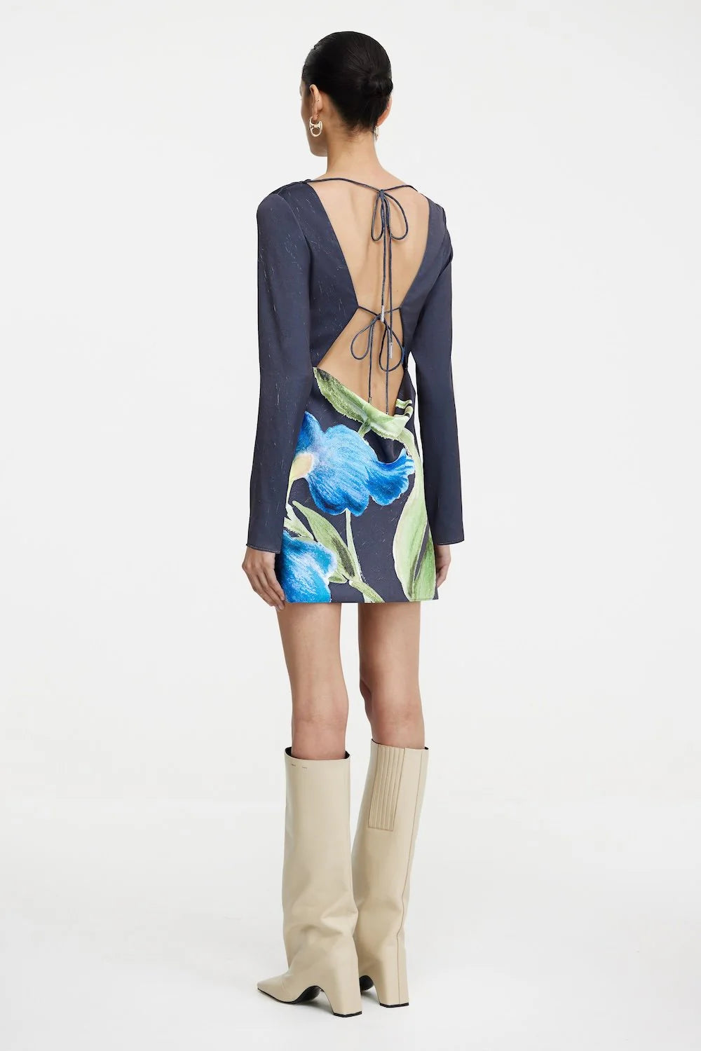 Merida Mini Dress - Midnight Botanic by Significant Other — view 3