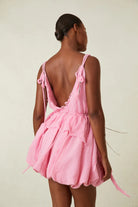Ashida Mini Dress - Pink by LoveShackFancy — alternate view