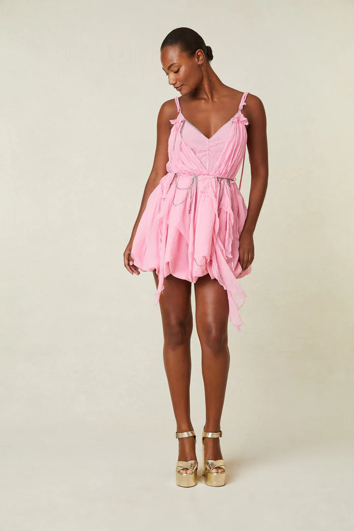 Ashida Mini Dress - Pink by LoveShackFancy | 25 South Boutiques