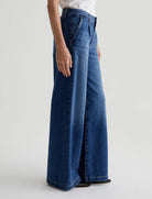 Pleated Stella Low Slung Palazzo - Provence by Adriano Goldschmied AG — view 4