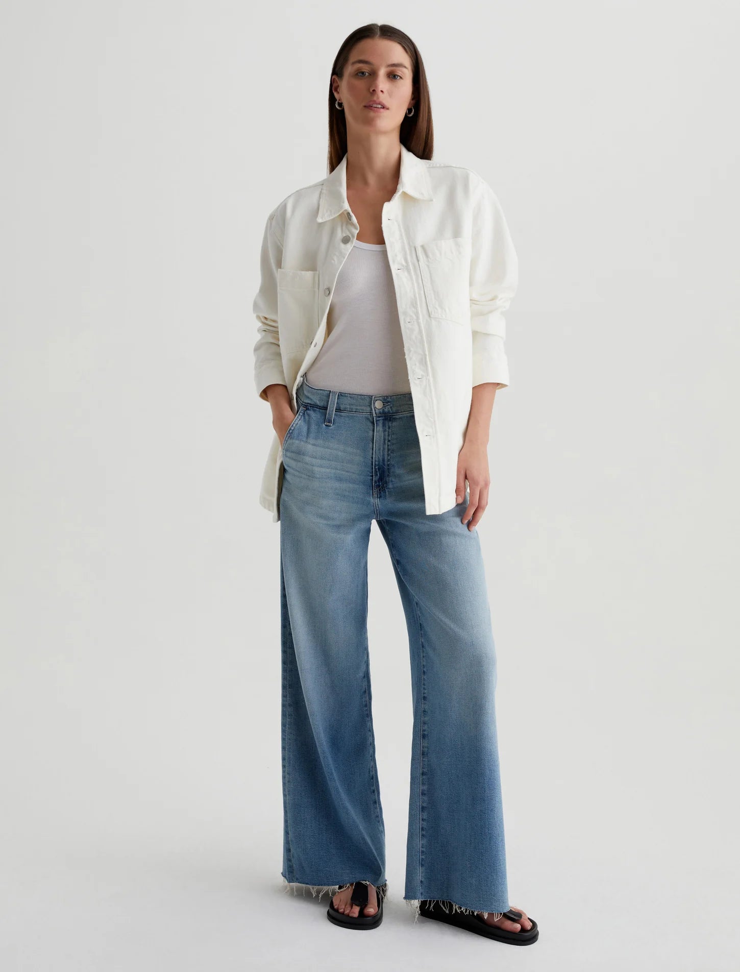 Stella Ankle Low Slung Palazzo - Aries by Adriano Goldschmied AG | 25 South Boutiques