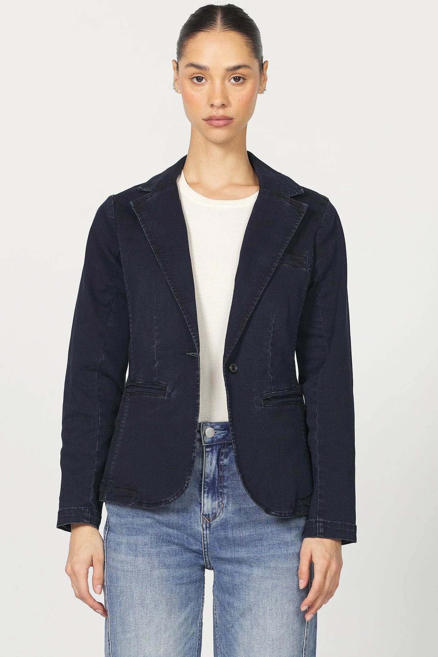 Minah Denim Jacket - Blue Denim by Dear John | 25 South Boutiques