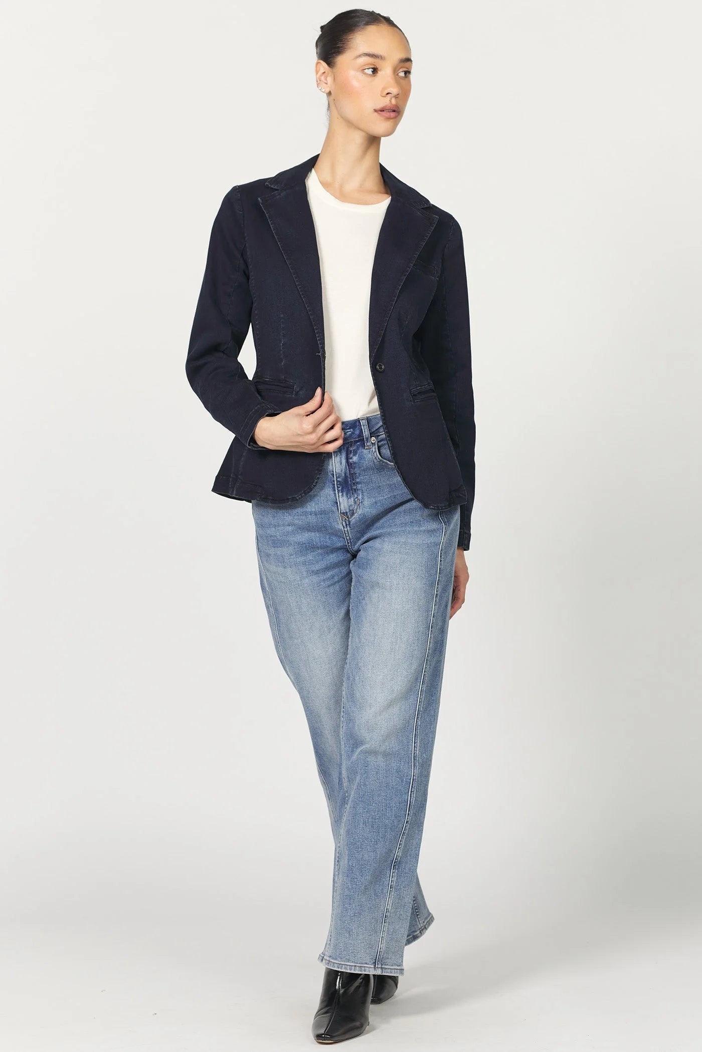 Minah Denim Jacket - Blue Denim by Dear John — alternate view