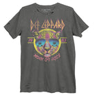 Def Leppard Destroyed Sunglasses Tee - Grey by Dirty Cotton Scoundrels — view 3