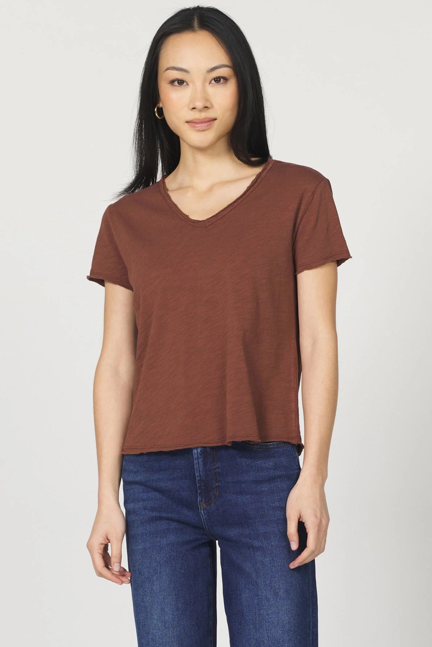 Vanya Short Sleeve Tee - Cappuccino by Dear John | 25 South Boutiques