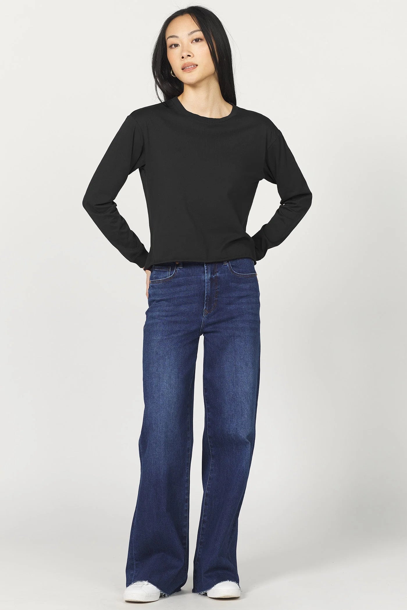 Fremont Tee - Black by Dear John — alternate view