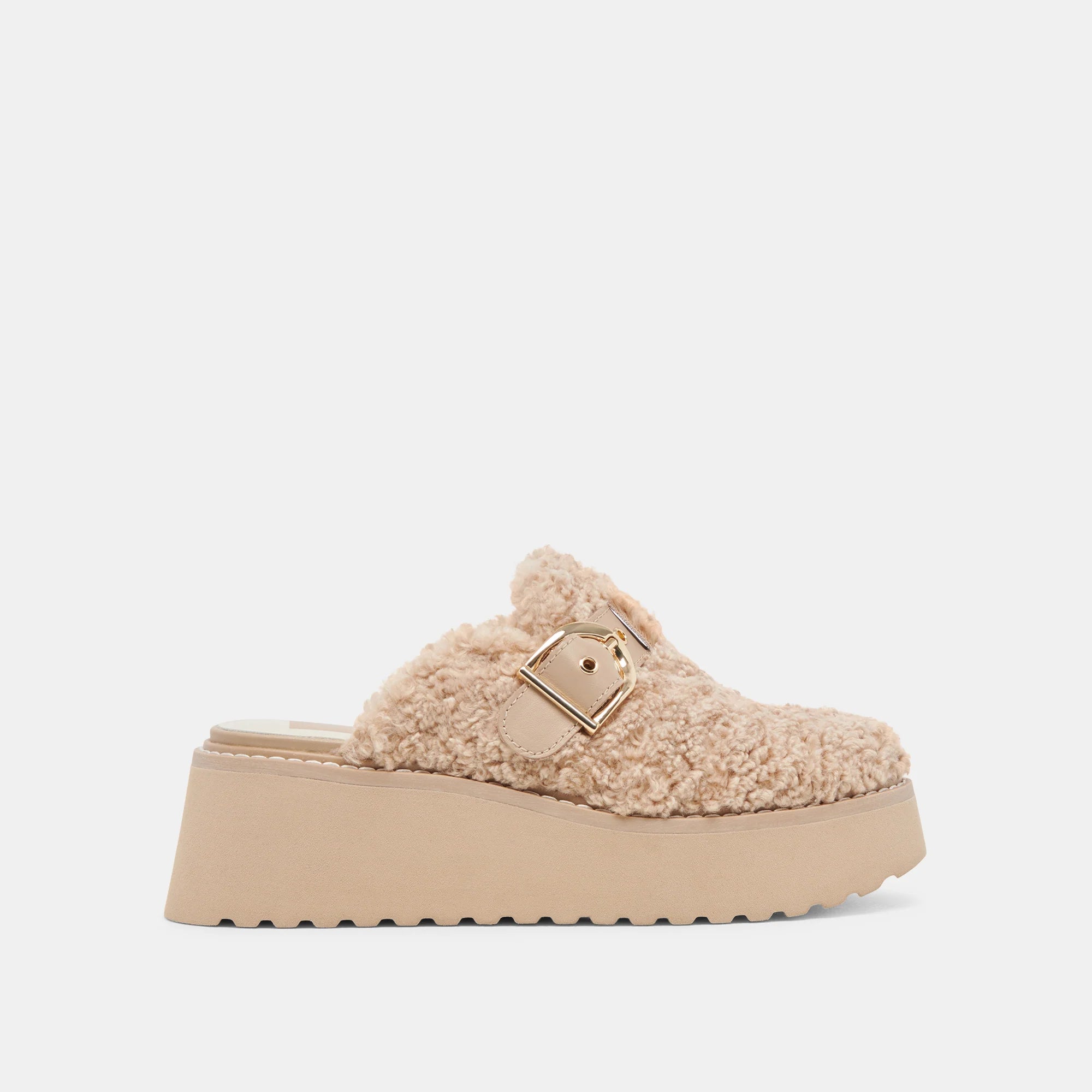 Lelani Plush Flats - Natural Plush by Dolce Vita | 25 South Boutiques
