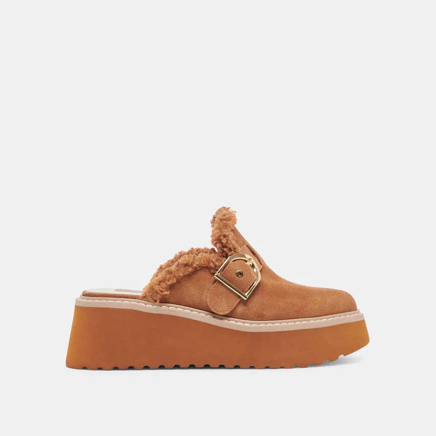 Lelani Plush Flats - Pecan Suede by Dolce Vita | 25 South Boutiques