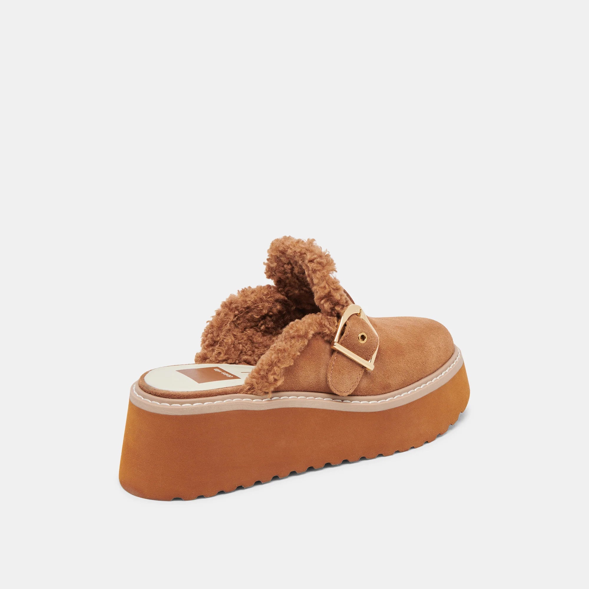 Lelani Plush Flats - Pecan Suede by Dolce Vita — view 3