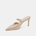 Kanika Crystal Heels - Light Gold Fabric by Dolce Vita — view 3