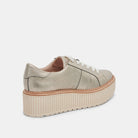 Tiger Sneakers - Light Gold Leather by Dolce Vita — view 4