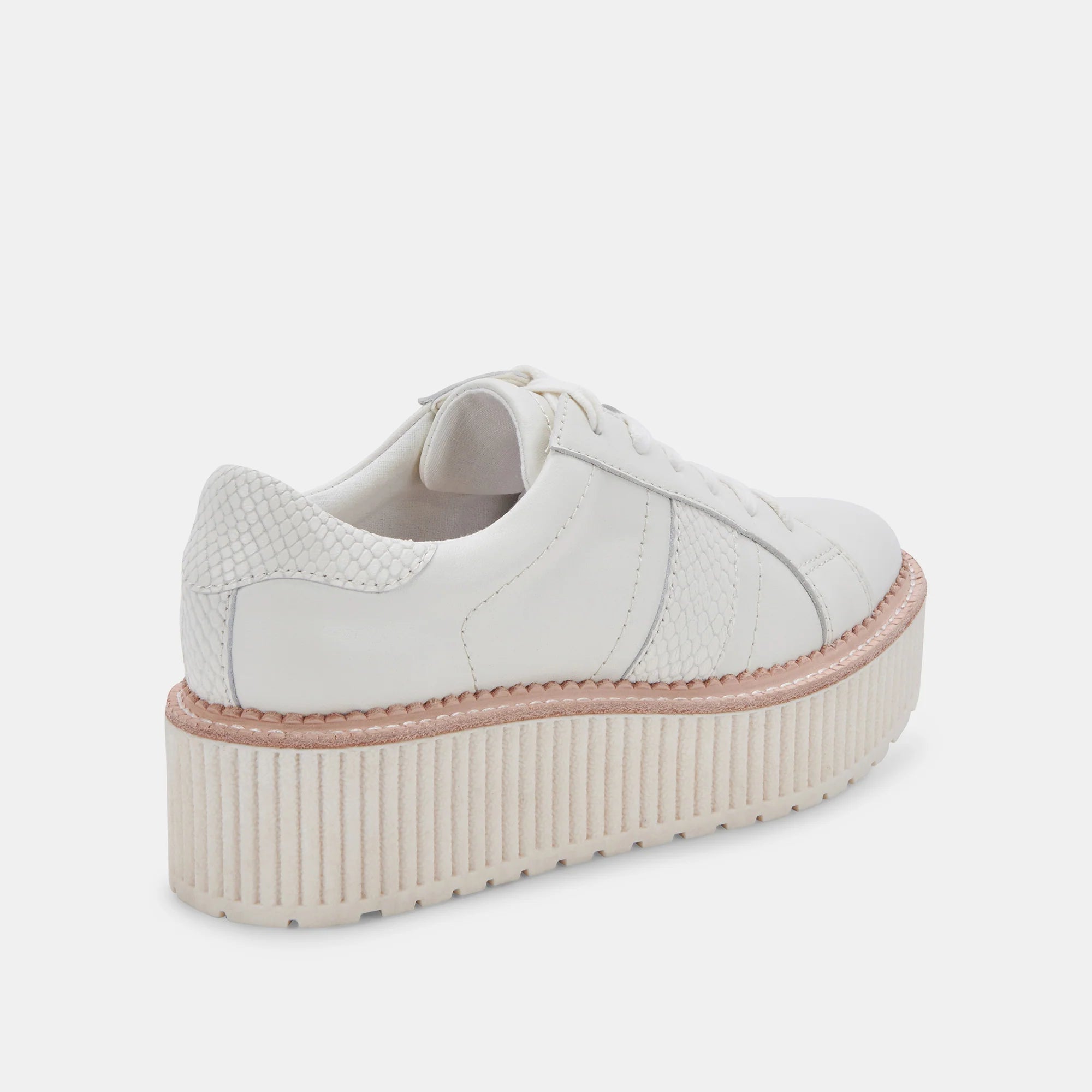 Tiger Sneakers - White Leather by Dolce Vita — view 3