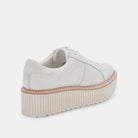 Tiger Sneakers - White Leather by Dolce Vita — view 3