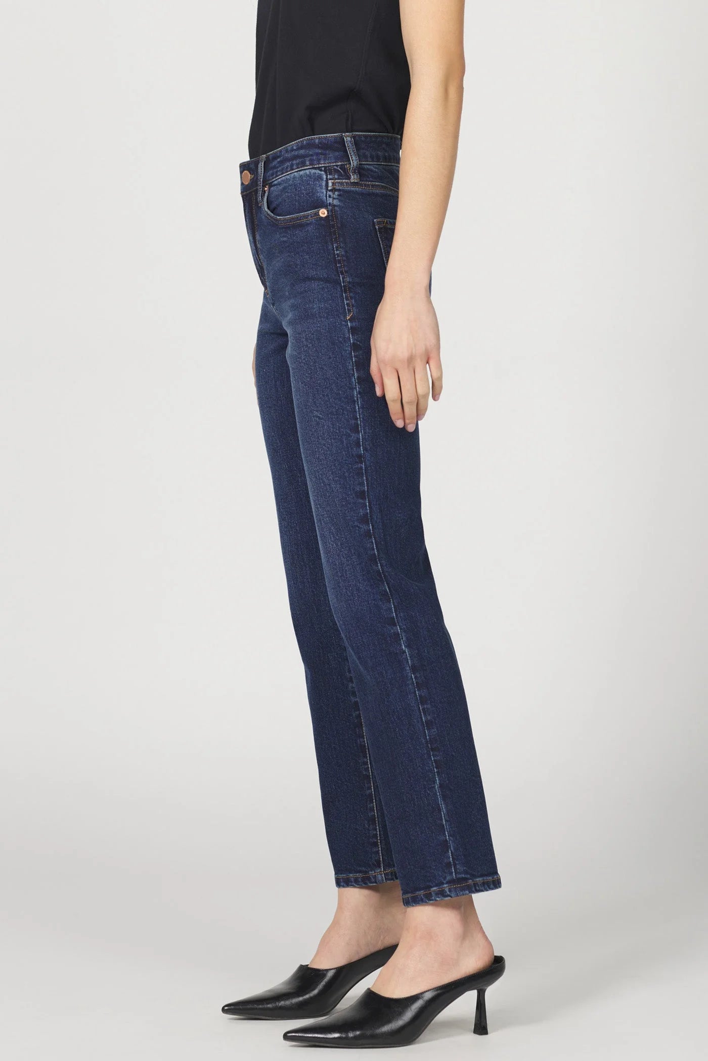 Anika Straight Leg Jean - Moonlight by Dear John — view 3