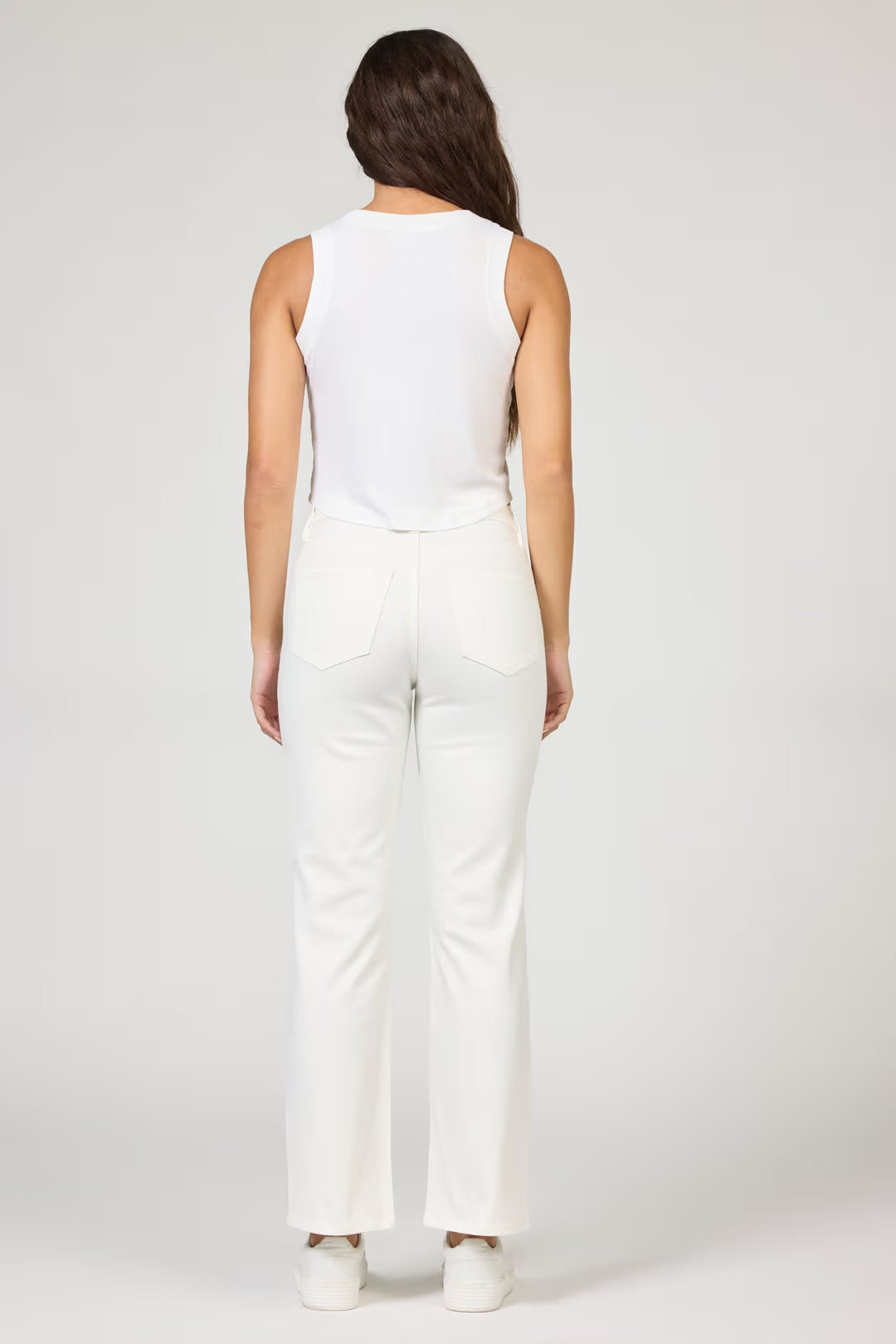 Anika Straight Leg Jean - White by Dear John — view 4