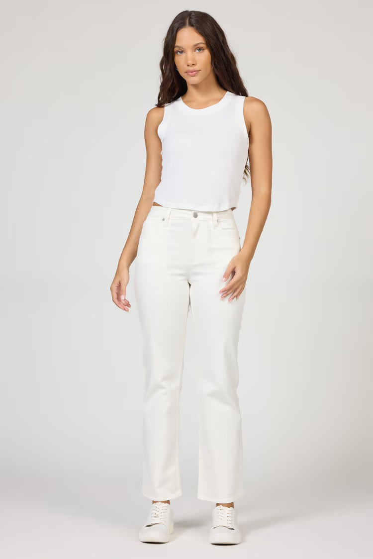 Anika Straight Leg Jean - White by Dear John | 25 South Boutiques