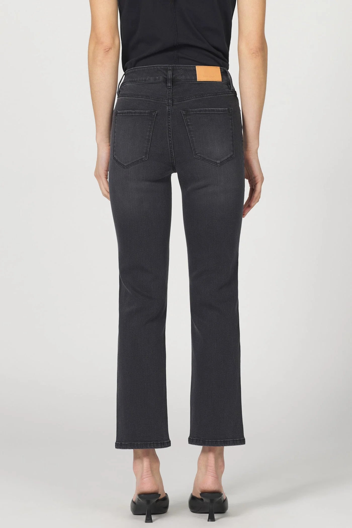 Anika Straight Leg Mid Rise - Jet Set by Dear John — view 4