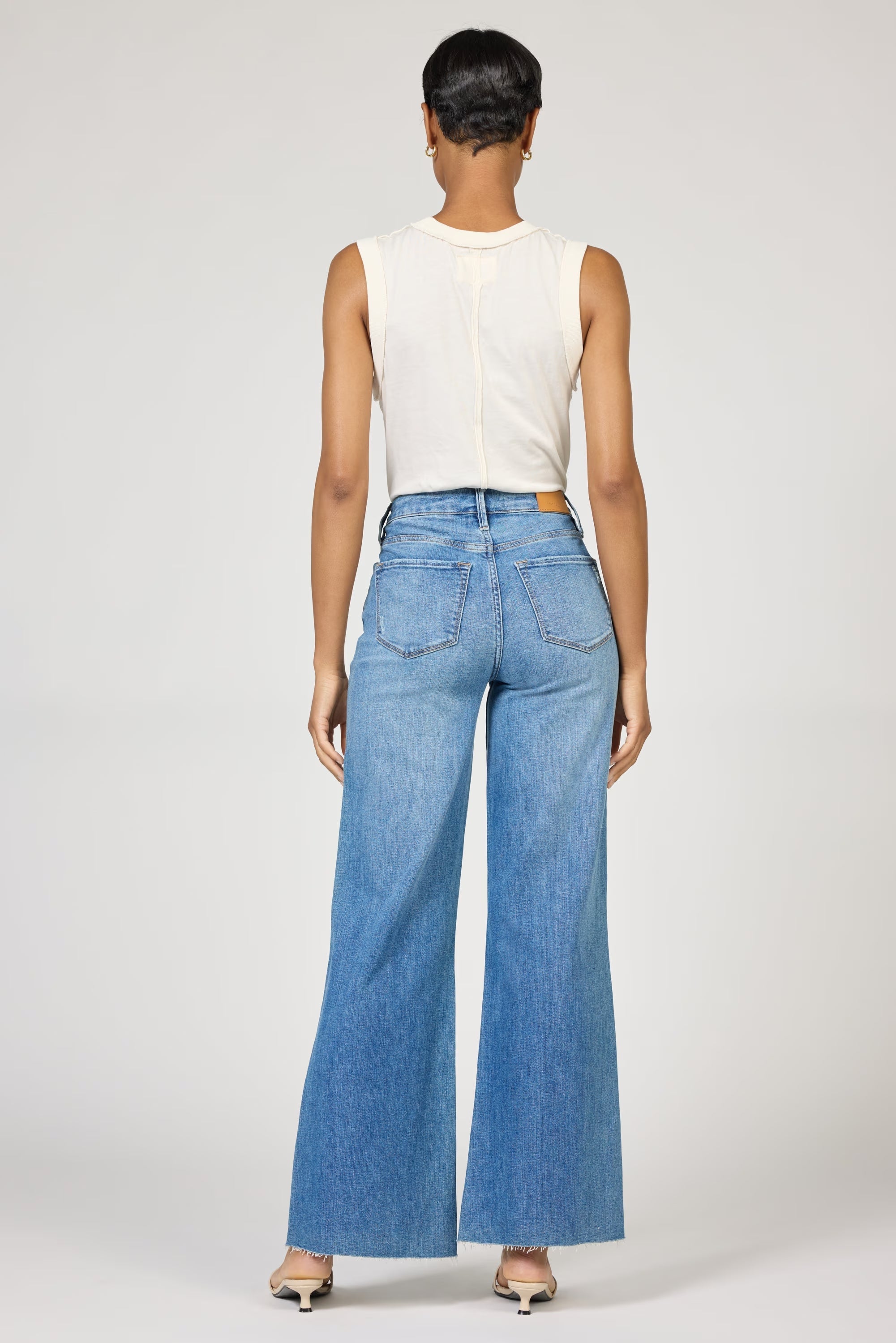 Fiona Wide Leg High Rise Jean - London by Dear John — view 4