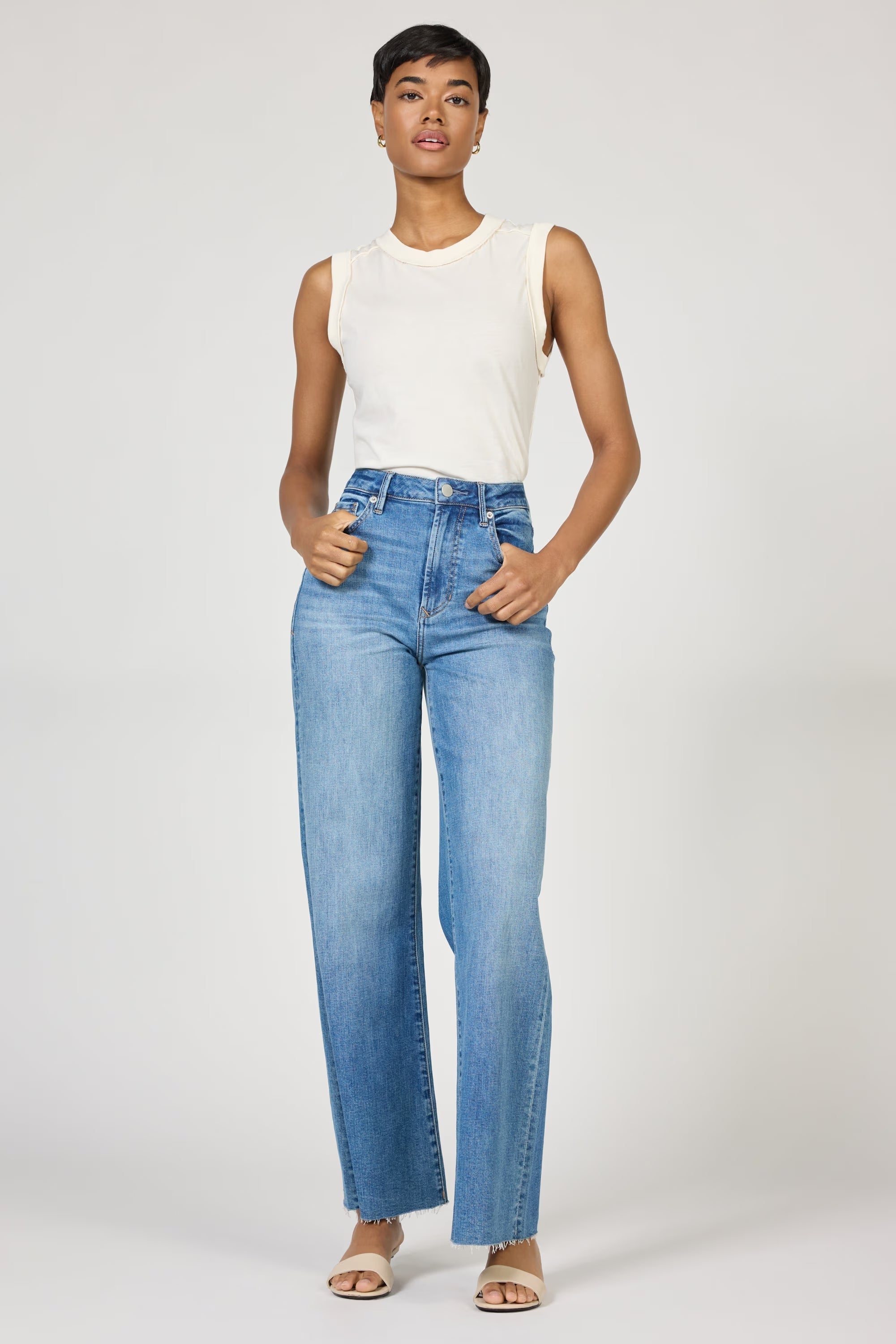 Fiona Wide Leg High Rise Jean - London by Dear John — alternate view