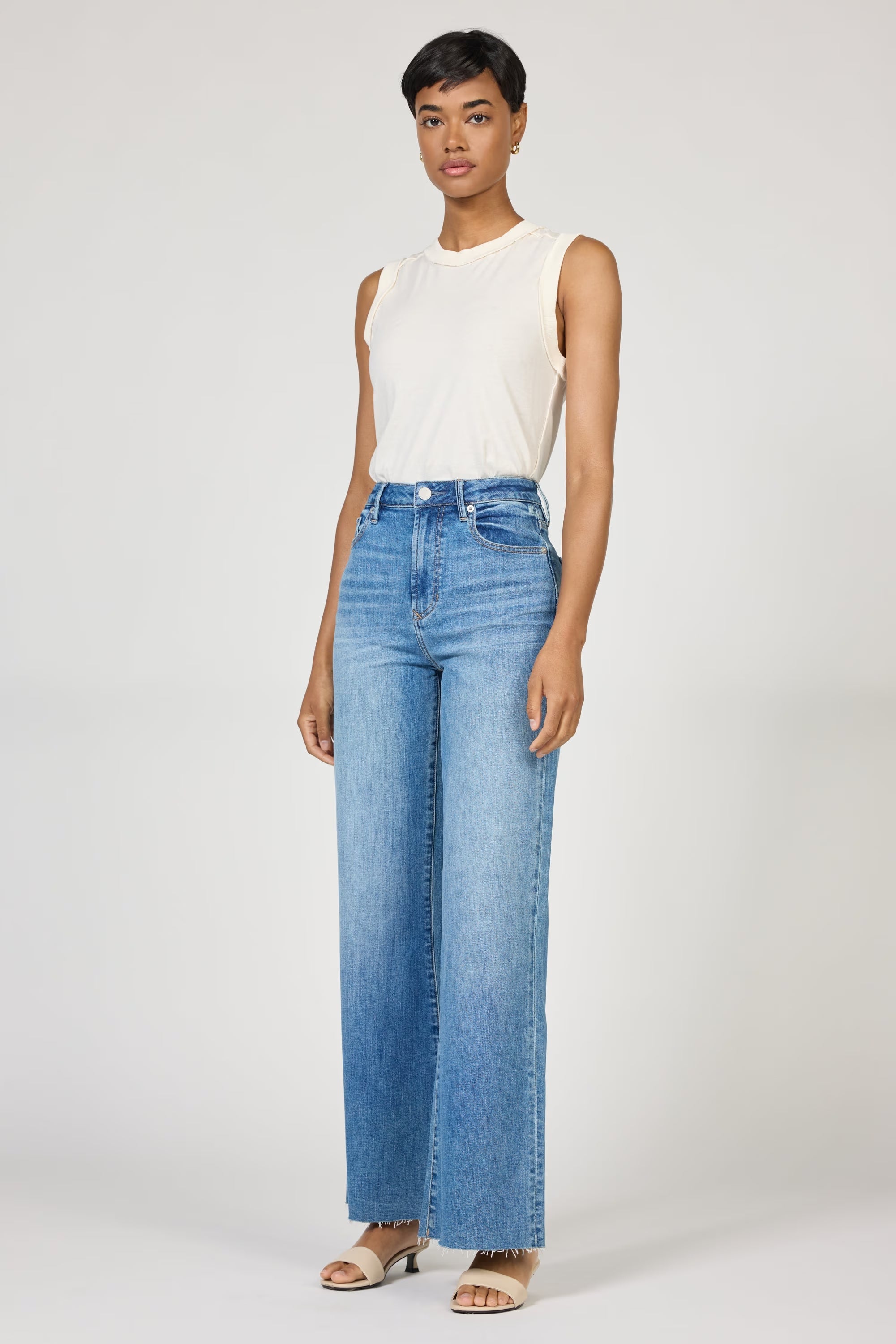 Fiona Wide Leg High Rise Jean - London by Dear John — view 3