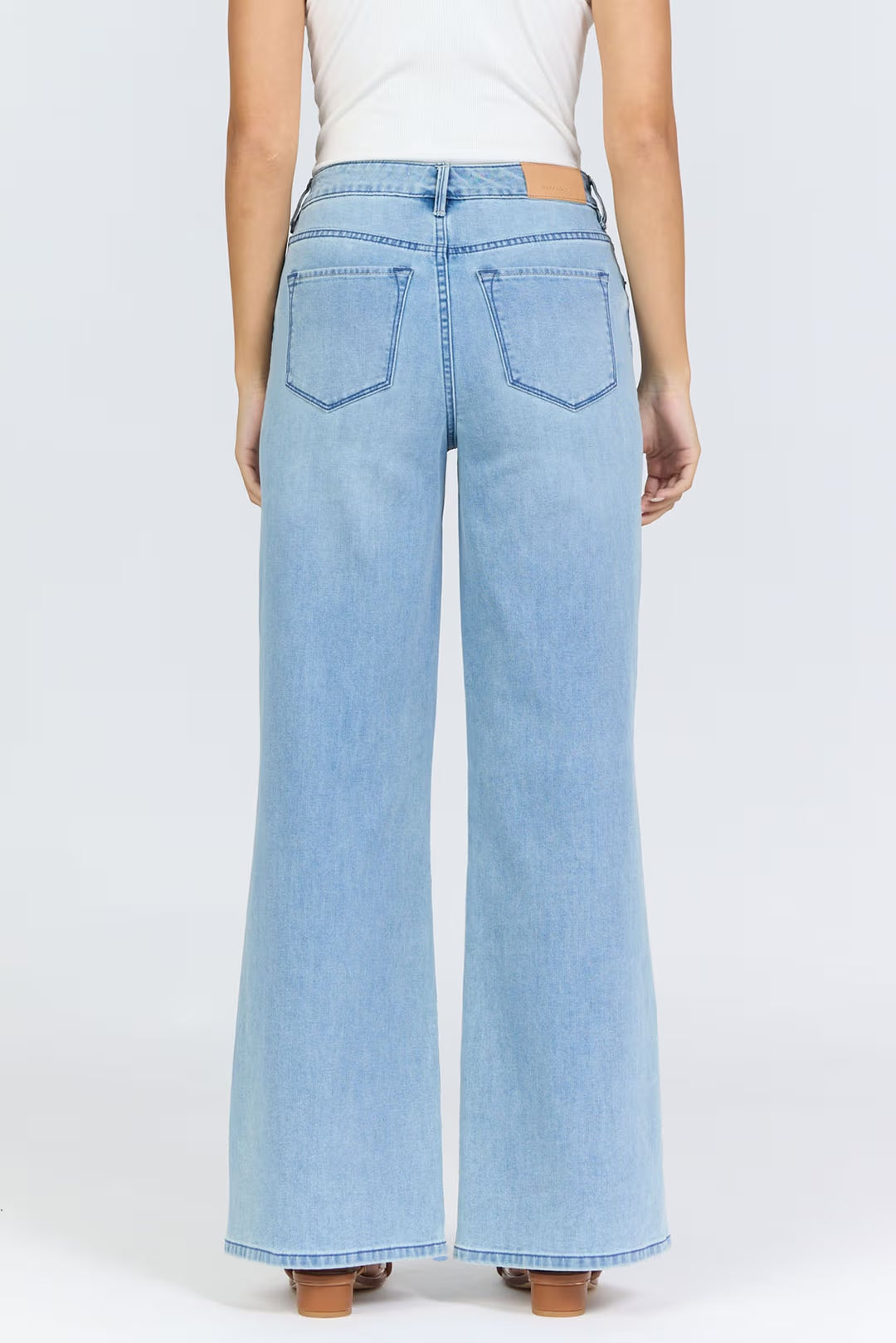 Fiona High Rise Wide Leg Jean - Eclipse by Dear John — view 4