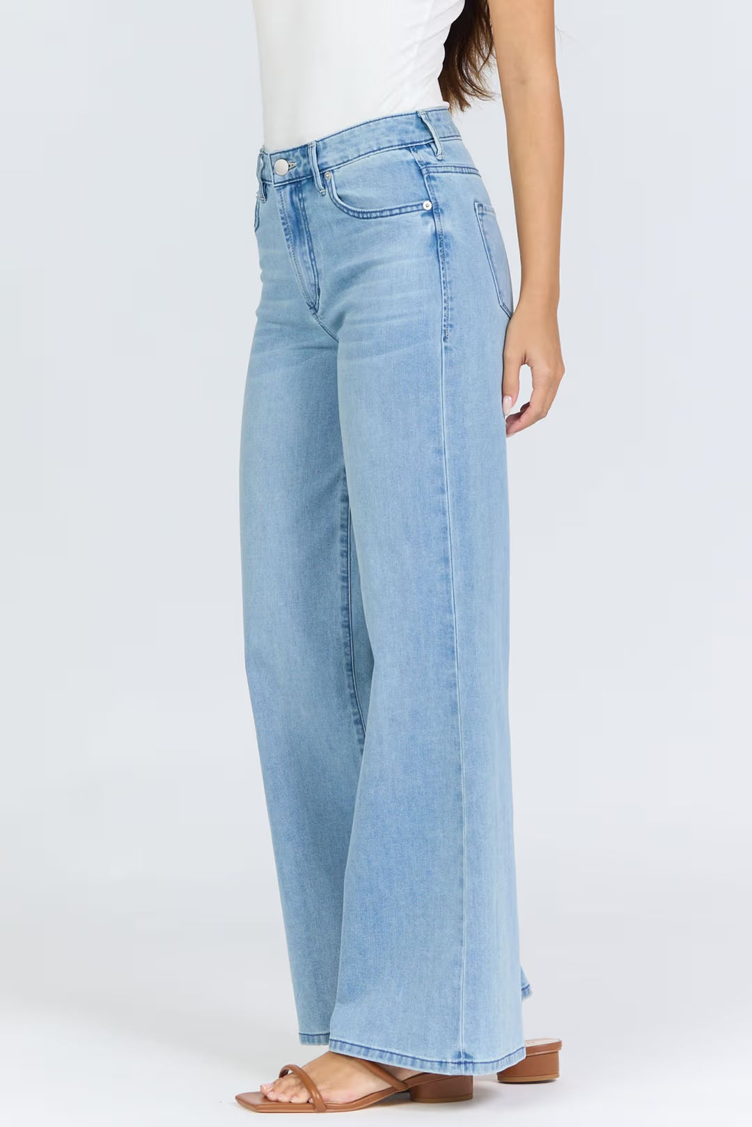 Fiona High Rise Wide Leg Jean - Eclipse by Dear John — view 3