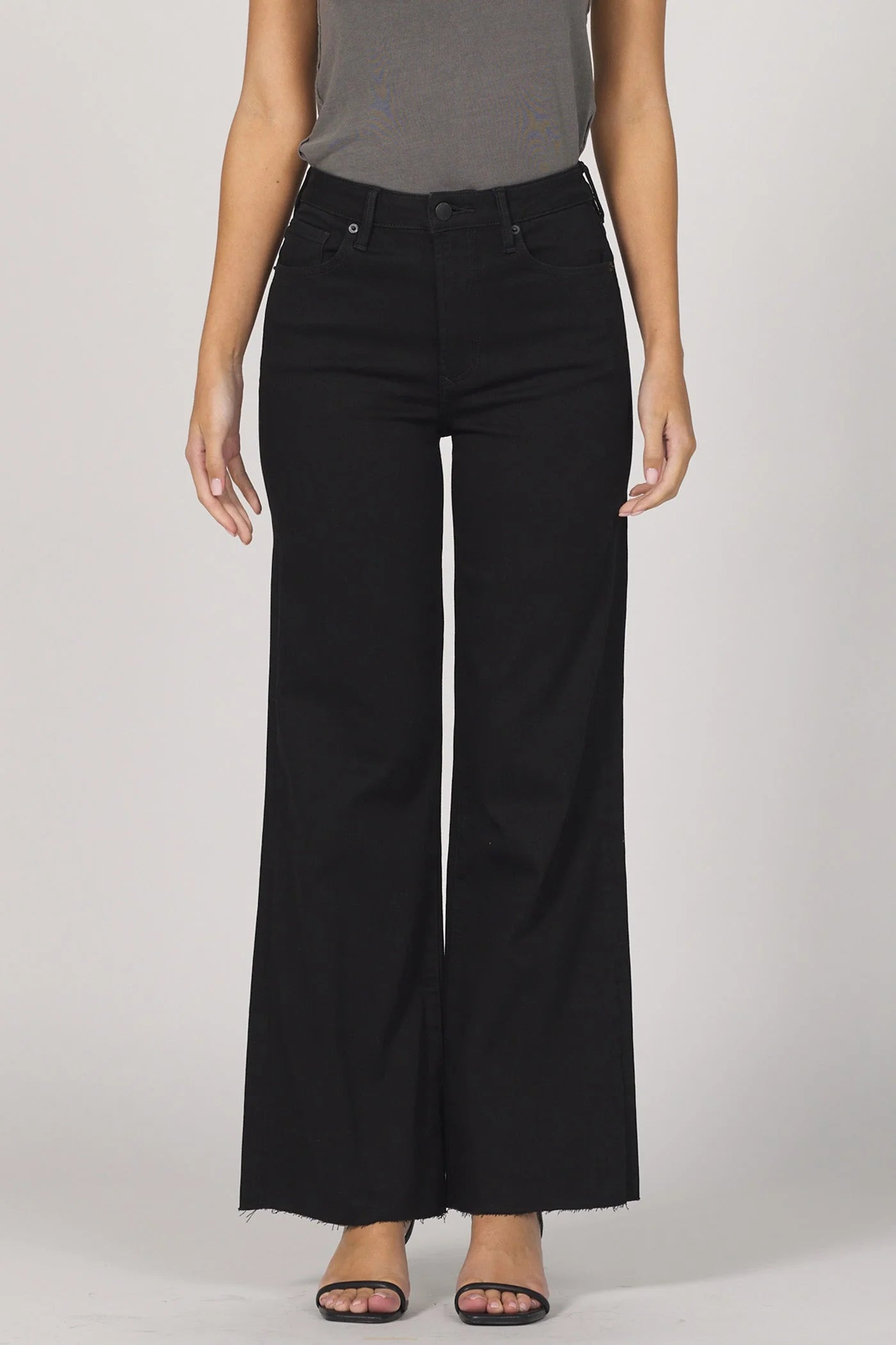 Fiona Wide Leg Jean - Black Arrow by Dear John — alternate view