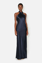 Satin Pandora Dress - Midnight by Galvan London | 25 South Boutiques