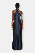 Satin Pandora Dress - Midnight by Galvan London — alternate view