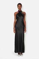 Satin Pandora Dress - Black by Galvan London | 25 South Boutiques