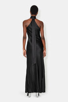 Satin Pandora Dress - Black by Galvan London — alternate view